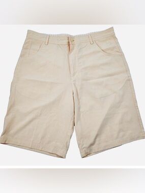 Short Par 4 Men's Cotton Golf Shorts 34 Neutral Casual Preppy Summer
